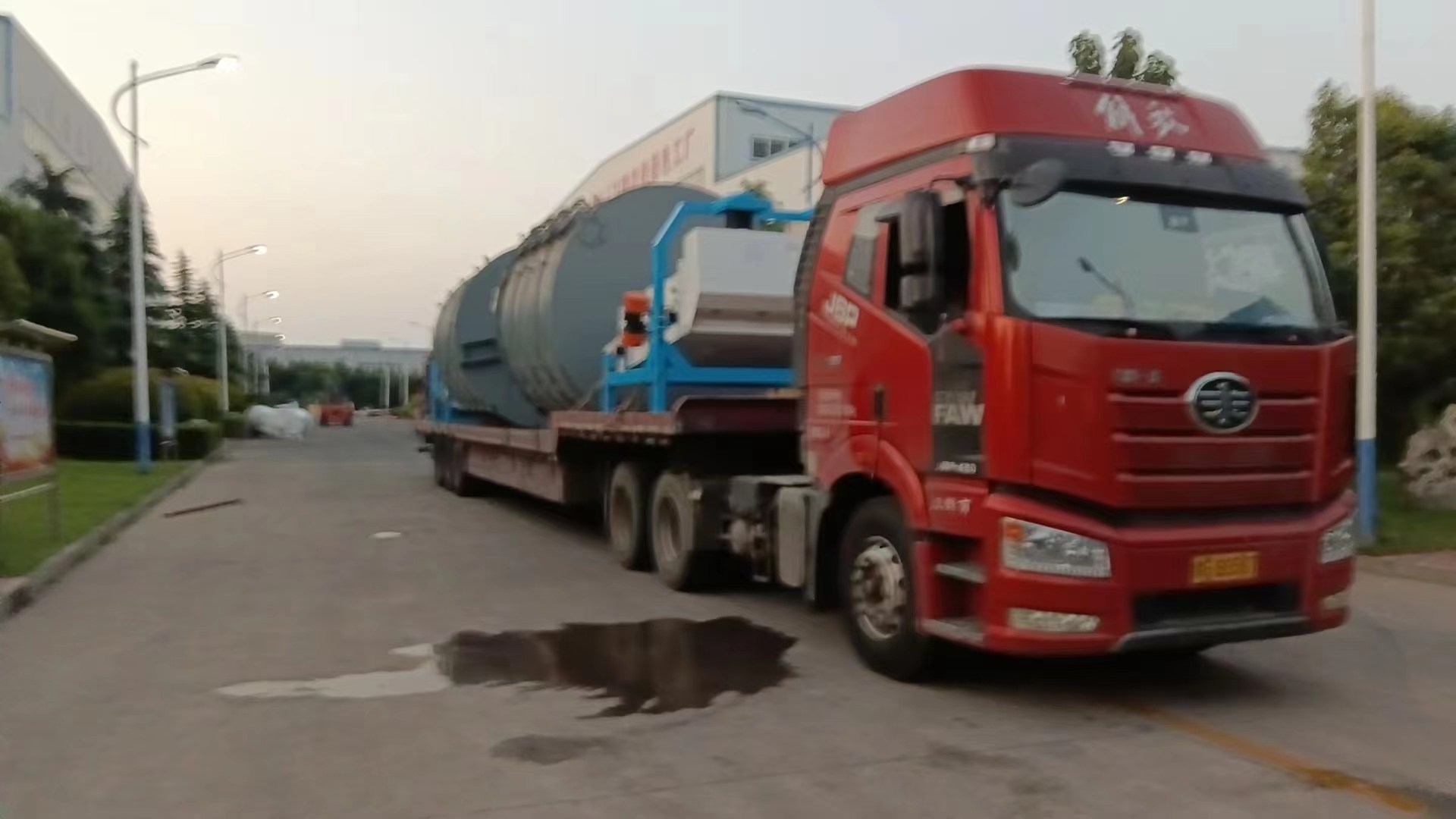 Перевозка негабаритного пищевого оборудования