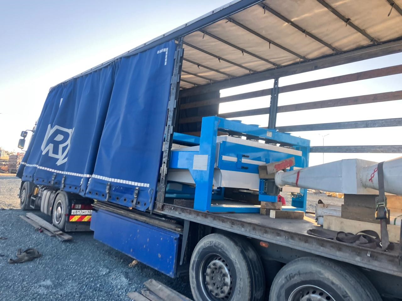 Перевозка негабаритного пищевого оборудования