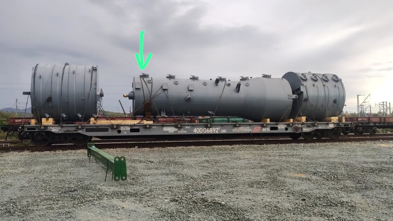 Перевозка негабаритного пищевого оборудования